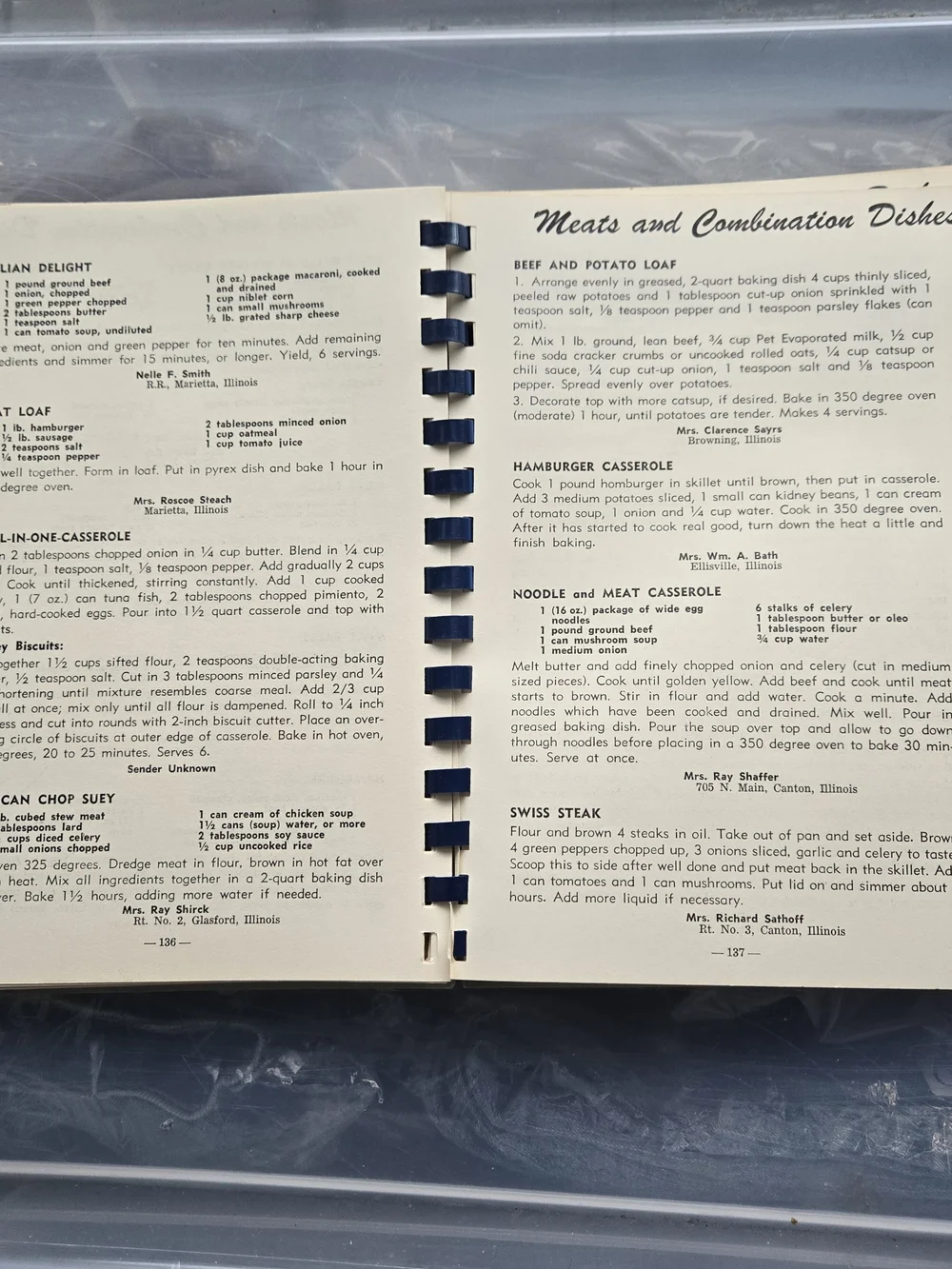 Vintage 1962 Spoon River Electric Co Op Cookbook Illinois Willie Wiredhand
